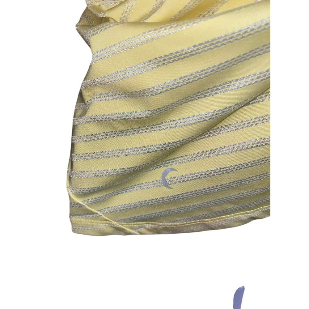 Zyia Lemon Nimbus Split Back Tank Top Size Medium - image 7